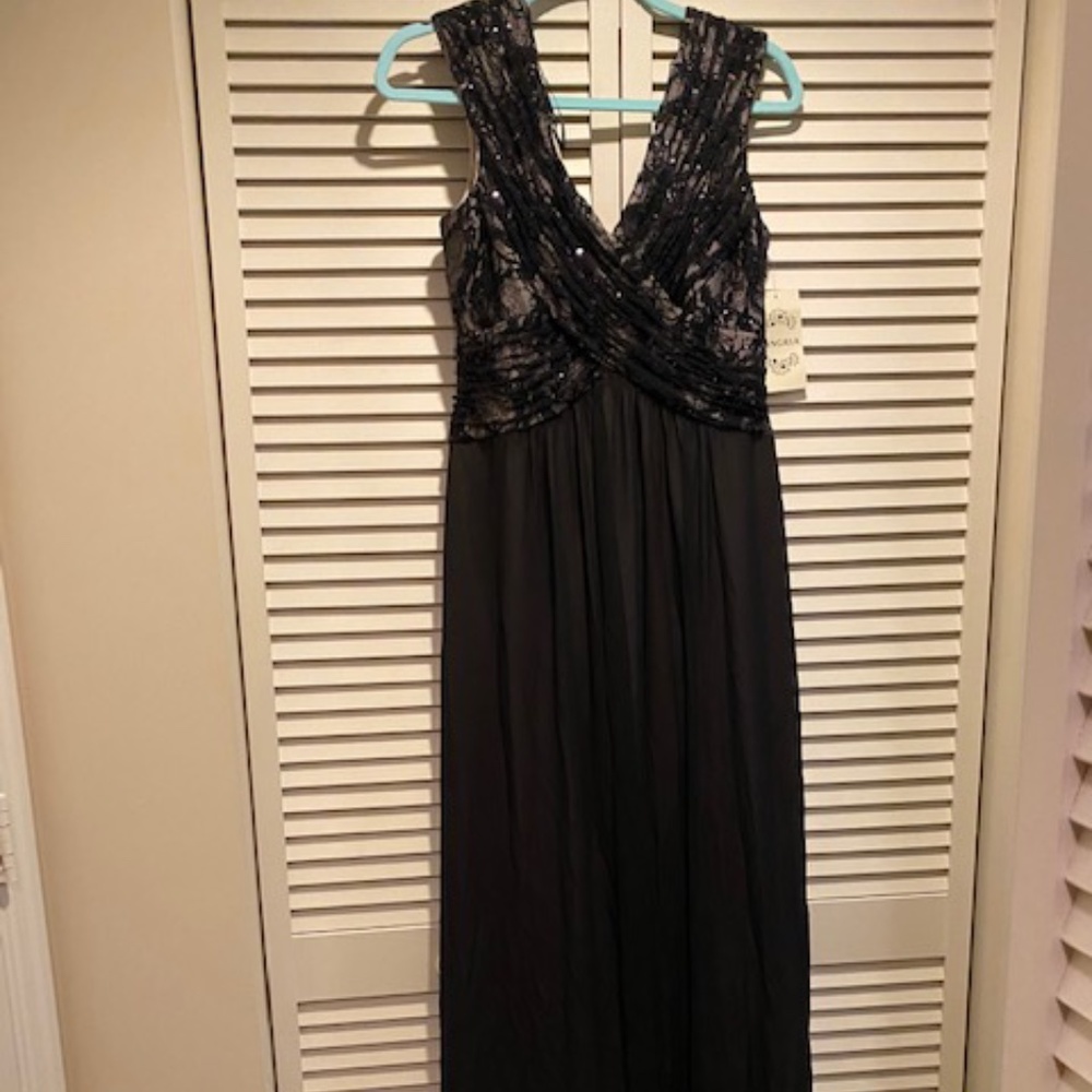 Davids Bridal Black Formal Dress